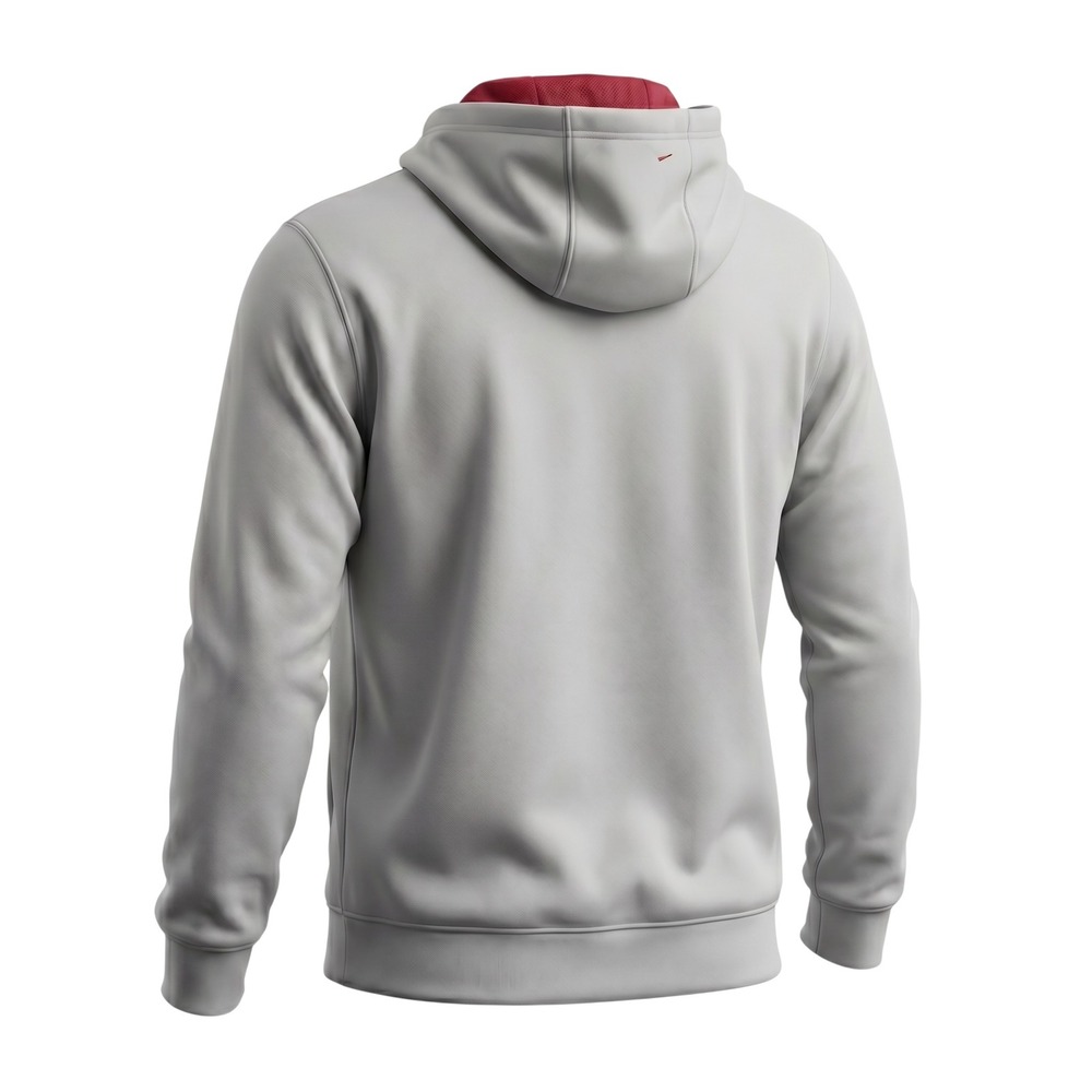 Nike Oklahoma Sooners Therma-FIT Full Zip Hoodie Mens XL Grey OU 27897X-OK4 - Picture 2 of 9